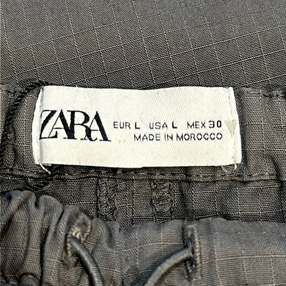 Zara Grey Cargo Maxi Skirt Sz. Large NWT - Picture 13 of 14